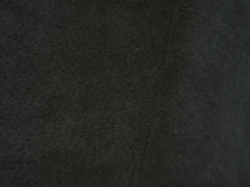Jet black pigskin suede - , 0.8mm