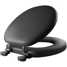Mayfair 815EC 047 Removable Soft Toilet Seat that will Never Loosen, ROUND -