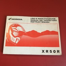 Honda XR50R (2001 ) Factory Owners Riders Manual Europe Spanish etc (no English)