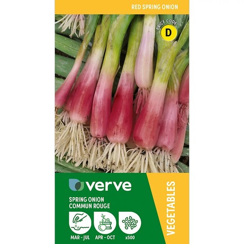 Red spring onion seeds - red,
