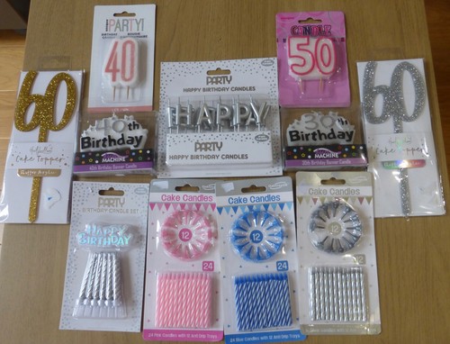 Cake candles holders - &,