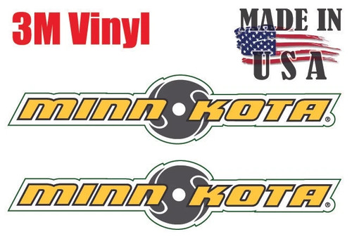 Minn kota decal sticker 3m - 2x,