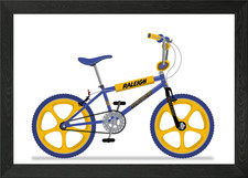 Raleigh BMX Burner Mag Framed
