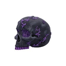 Rose Geode Skull Ornament