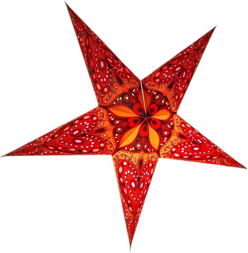 Lantern lampshade paper - lampshade, star