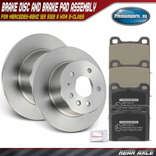 Rear brake discs pads - rear, &