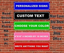 Custom Personalized Aluminum