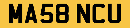 Cherished number plate - cherished,