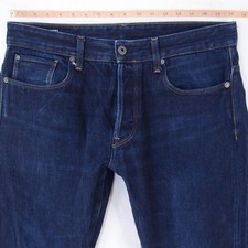Mens G-Star 3301 TAPERED Tapered Blue Jeans W34 L32