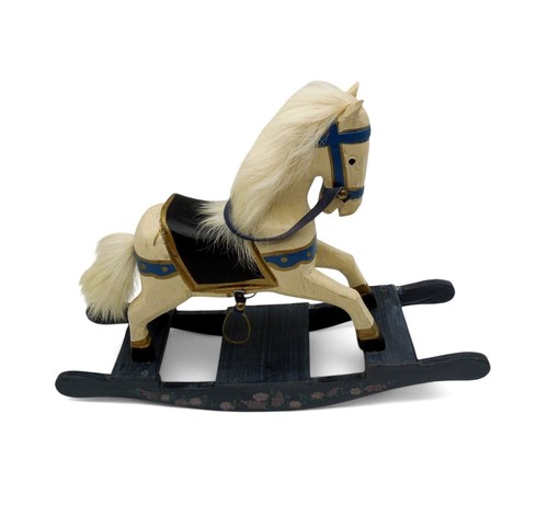 Rocking horse rock bye wood - bye,
