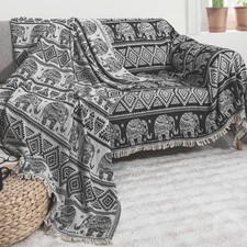 Large Cotton Boho Sofa Throw