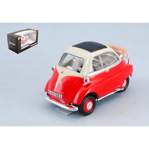 1960 bmw isetta - 250, red/cream
