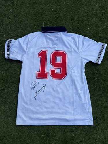 Paul gascoigne signed shirt - signed,