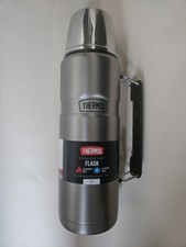 Thermos King Vacuum Insulated Flask 24 Hour Stay Hot-Cool 1.2L, Stainless Steel