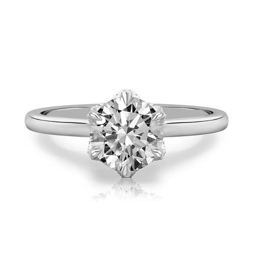 Platinum ring for women - ring,