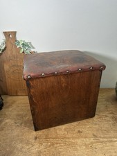 Vintage Leather Tooled Top