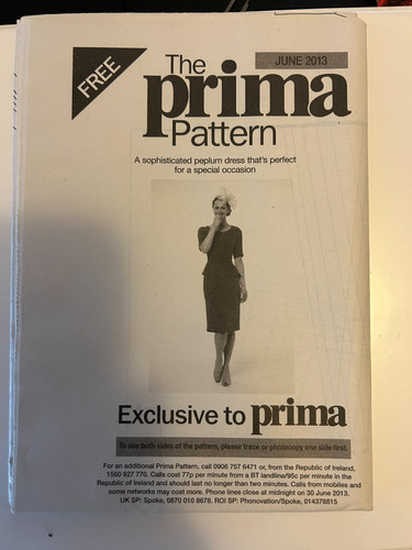 New prima sewing - prima, pattern