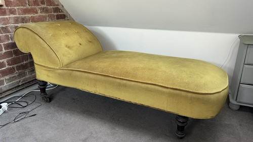 Antique victorian chaise - victorian,