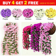 Artificial Ivy Vine Fake Plastic Trailing Foliage Flower Hanging Leaf Xmas Plant