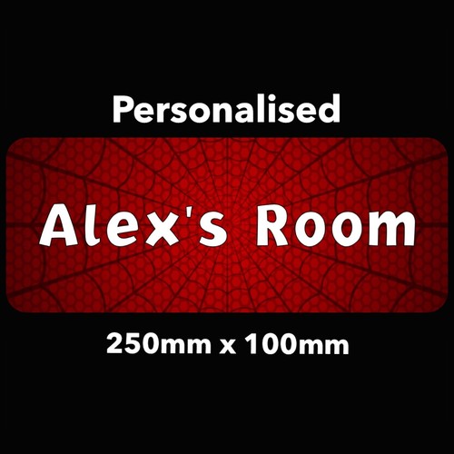 Personalised sign spiderman - personalised,