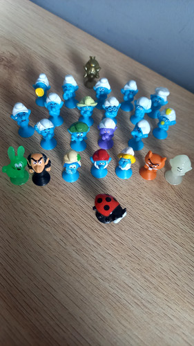 Stikeez smurfs figures - smurfs, full