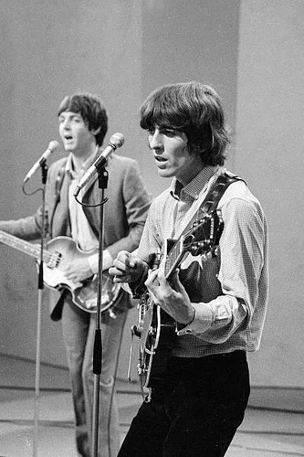 The beatles 1965 4x6 photo - beatles,