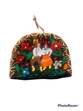Tea Cozy Handmade Embroider Vintage   Cotton Tea Pot Cover Coffee 32x24