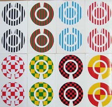 Bowls Patterned ID Markers Set
