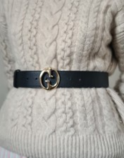 Gucci Reversible Leather Belt | Black & Red | Gold Hardware | 90cm | Dust Bag