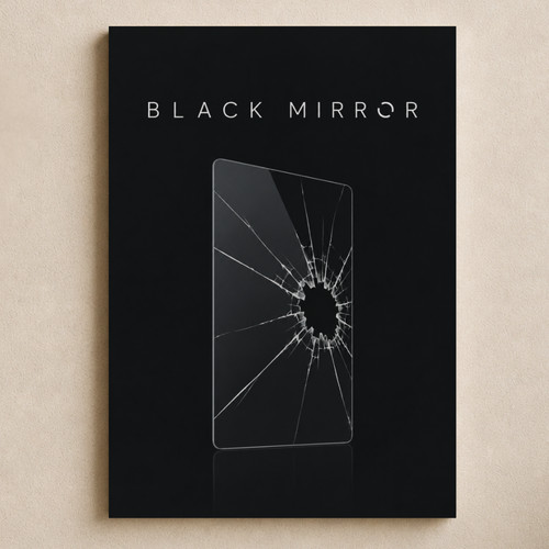 Black mirror show poster - tv,