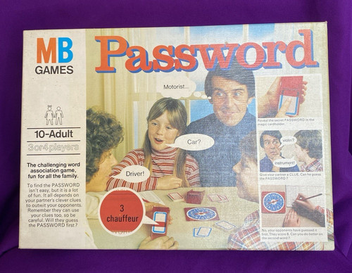 Retro vintage password game - game, mb
