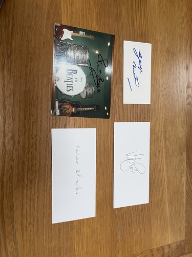 Beatles collection autographs - beatles,