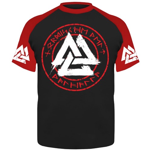Mens tshirt vikings valknut - mens,