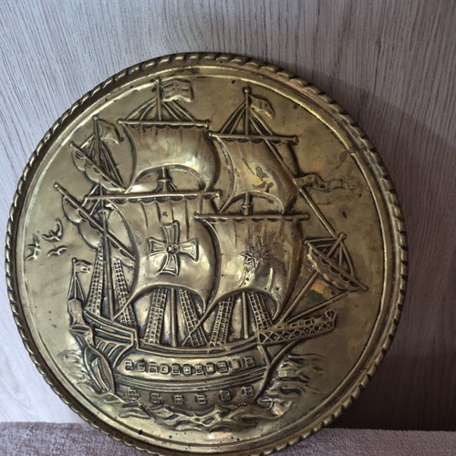 Vintage brass looking wall - vintage,