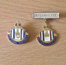 Lot of 2 National Savings pin