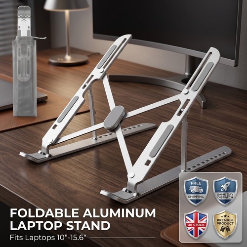 Aluminum adjustable laptop - aluminum,