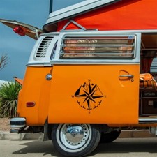 Mountain Compass Sticker Car Caravan Motorhome Camper Van Large Mountains Decal