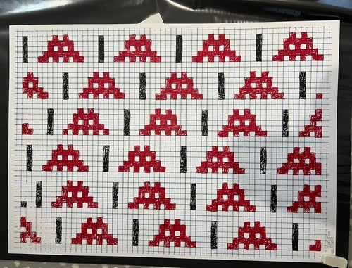 Space invader homework print - invader,