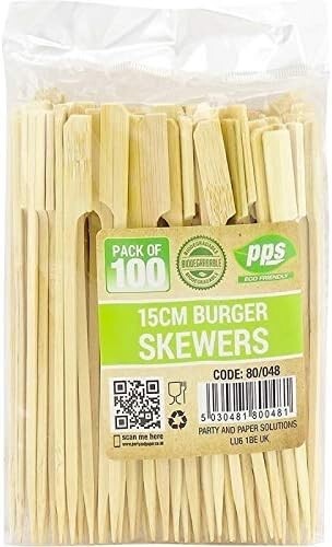 Wooden flat paddle - flat, burger