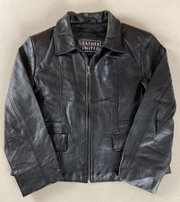 Vintage Leather Highwayman Jacket Motorcycle Jacket With Liner Ladies’ Size L