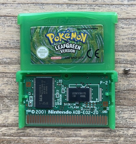 Genuine pokemon leaf green - pokemon,