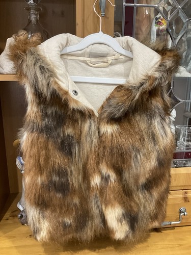 Girls next faux fur hooded - next,