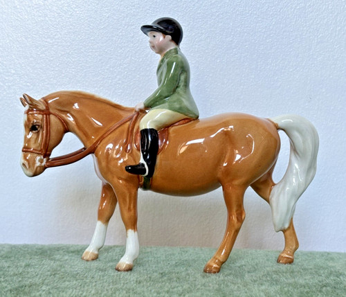Beswick boy pony - boy,