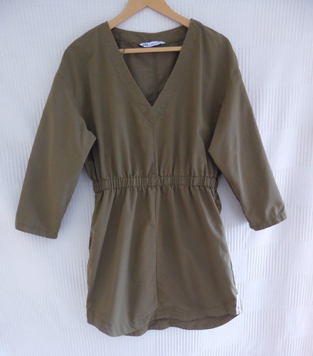 Zara green sleeve pockets - zara,