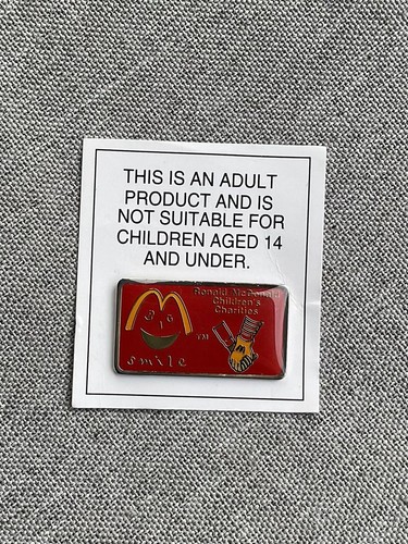 Mcdonalds charity ronald pin - mcdonalds,