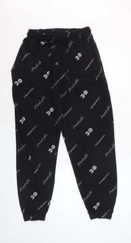Crosshatch womens black logo - womens,