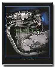 Yamaha XS 650 ohc Twin framed engine picture free p&p UK