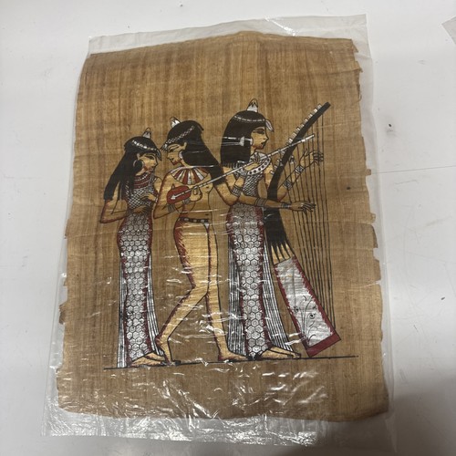Egyptian papyrus painting - egyptian,