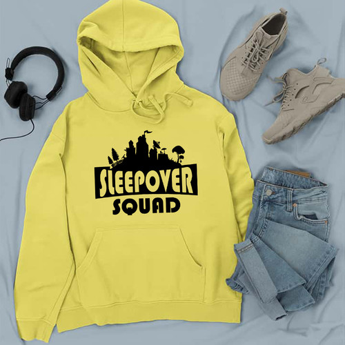 Sleepover squad hoodie - squad, gaming