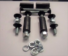 Black Bumper Bolt Set for MK1/ MK2 Escort With Spacers (4 short 4 Long)